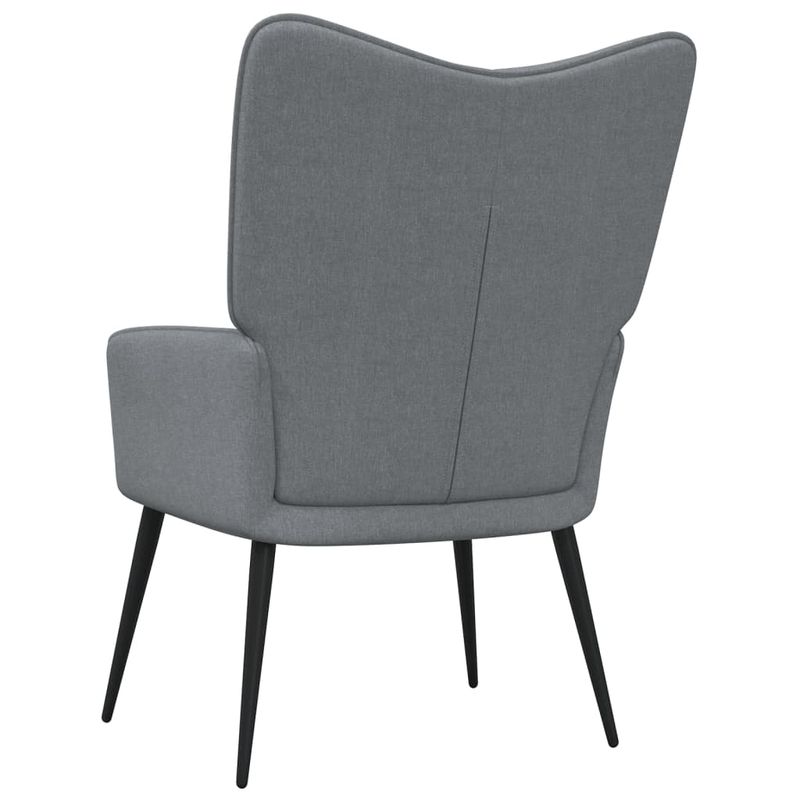 Casa si Gradina - Mobilier - Scaune si fotolii - Scaune - Scaun de relaxare, gri deschis, material textil - Infinity.ro