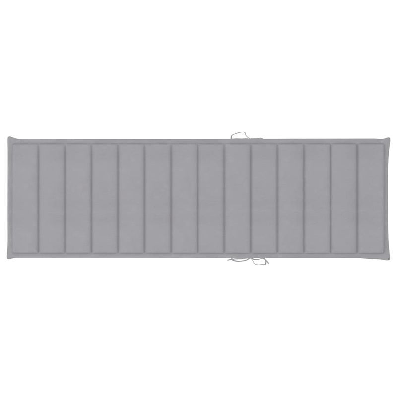 Casa si Gradina - Gradina si terasa - Mobilier exterior - Scaune si sezlonguri gradina - Sezlong de gradina cu perna, lemn masiv de acacia - Infinity.ro