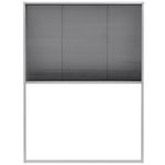 Casa si Gradina - Textile si covoare - Perdele si draperii - Perdele - Fereastra cu ecran de insecte plisat, aluminiu, 60x80 cm - Infinity.ro
