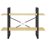 Casa si Gradina - Mobilier - Biblioteci si rafturi - Biblioteci - Biblioteca cu 2 rafturi, 100x30x70 cm, lemn masiv de pin, natural - Infinity.ro