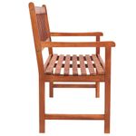 Casa si Gradina - Gradina si terasa - Mobilier exterior - Bancute de gradina - Banca de gradina cu perna, 120 cm, lemn masiv de acacia - Infinity.ro