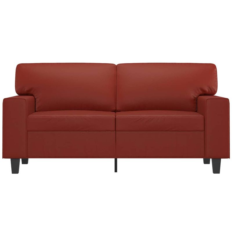 Casa si Gradina - Mobilier - Canapele si coltare - Canapele - Canapea de o persoana, rosu vin, 120 cm, material textil - Infinity.ro