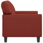 Casa si Gradina - Mobilier - Canapele si coltare - Canapele - Canapea de o persoana, rosu vin, 120 cm, material textil - Infinity.ro