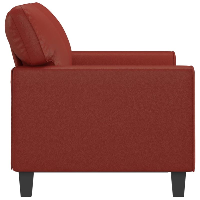 Casa si Gradina - Mobilier - Canapele si coltare - Canapele - Canapea de o persoana, rosu vin, 120 cm, material textil - Infinity.ro