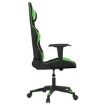 Casa si Gradina - Mobilier - Scaune si fotolii - Scaune - Scaun de gaming de masaj, negru si verde, piele ecologica - Infinity.ro