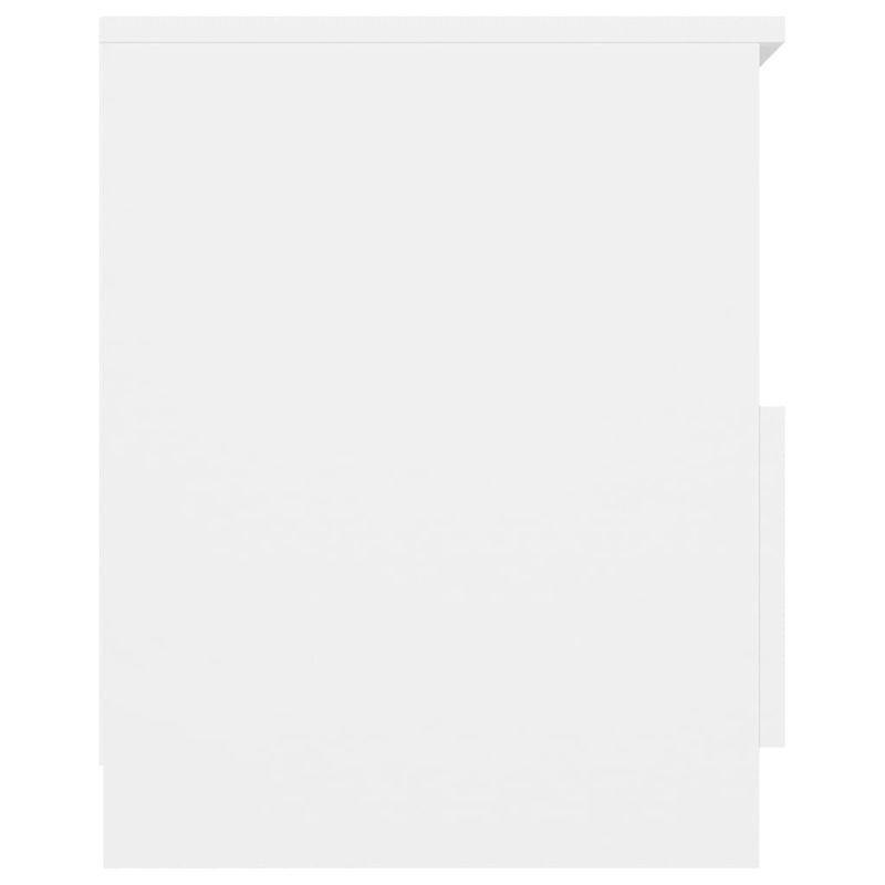 Casa si Gradina - Mobilier - Comode si corpuri - Noptiere - Noptiera, 2 buc., alb, 40x40x50 cm, PAL - Infinity.ro