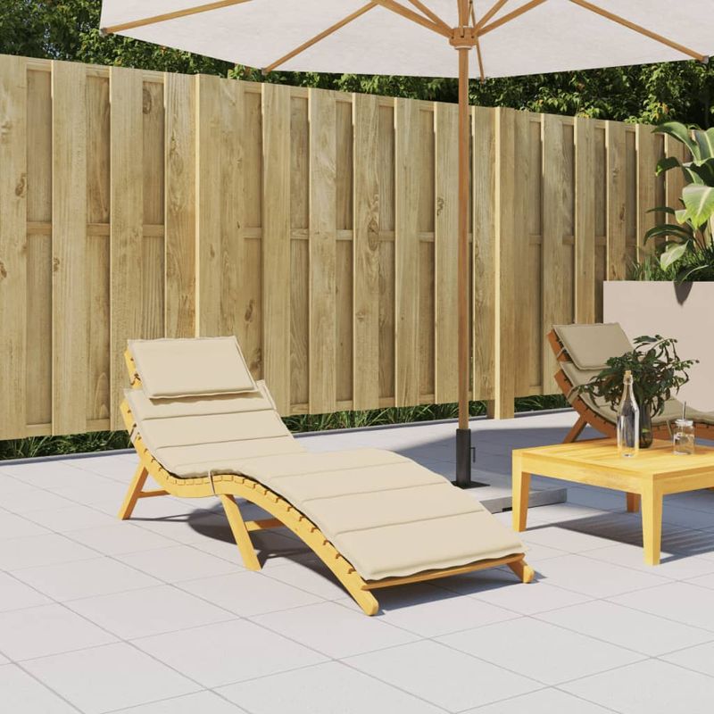 Casa si Gradina - Textile si covoare - Perne si pilote - Perne decorative - Perna de sezlong, bej, 186x58x3 cm, textil oxford - Infinity.ro