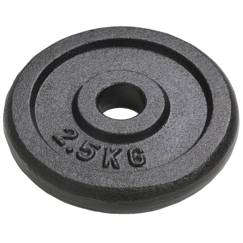 Sport si Outdoor - Fitness - Greutati si echipament - Greutati - Placi de greutate, 8 buc., 8x2,5 kg, fonta - Infinity.ro