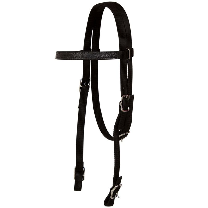 Sport si Outdoor - Accesorii si echipamente sportive - Echitatie - Sa Western, capastru & pieptar, piele naturala, 16", negru - Infinity.ro