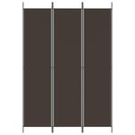 Casa si Gradina - Decoratiuni - Pereti despartitori si paravane - Paravan de camera cu 3 panouri, maro, 150x220 cm, textil - Infinity.ro