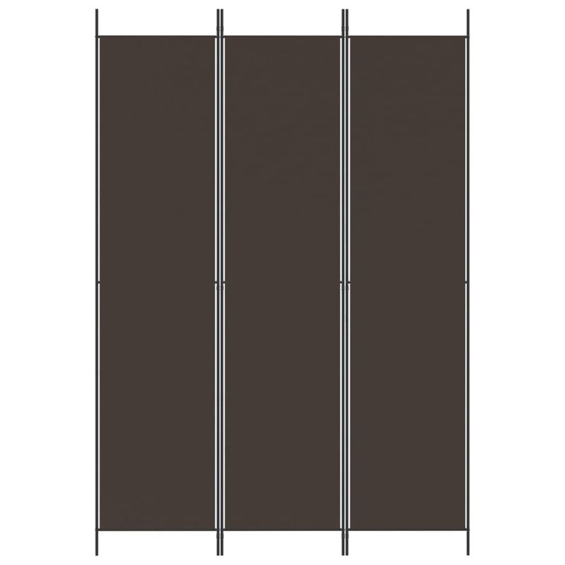 Casa si Gradina - Decoratiuni - Pereti despartitori si paravane - Paravan de camera cu 3 panouri, maro, 150x220 cm, textil - Infinity.ro