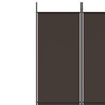 Casa si Gradina - Decoratiuni - Pereti despartitori si paravane - Paravan de camera cu 3 panouri, maro, 150x220 cm, textil - Infinity.ro