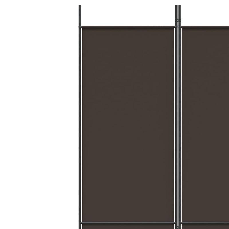 Casa si Gradina - Decoratiuni - Pereti despartitori si paravane - Paravan de camera cu 3 panouri, maro, 150x220 cm, textil - Infinity.ro