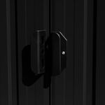 Casa si Gradina - Gradina si terasa - Casute de gradina - Sopron de gradina, 257x298x178 cm, antracit, metal - Infinity.ro