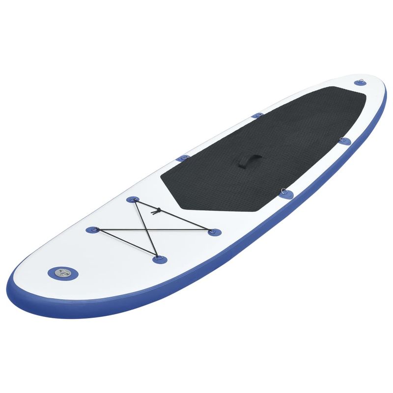 Sport si Outdoor - Sporturi acvatice - Sporturi pe placa - Stand up paddle - Set placa SUP, albastru și alb, mărime 330x72x10 cm - Infinity.ro