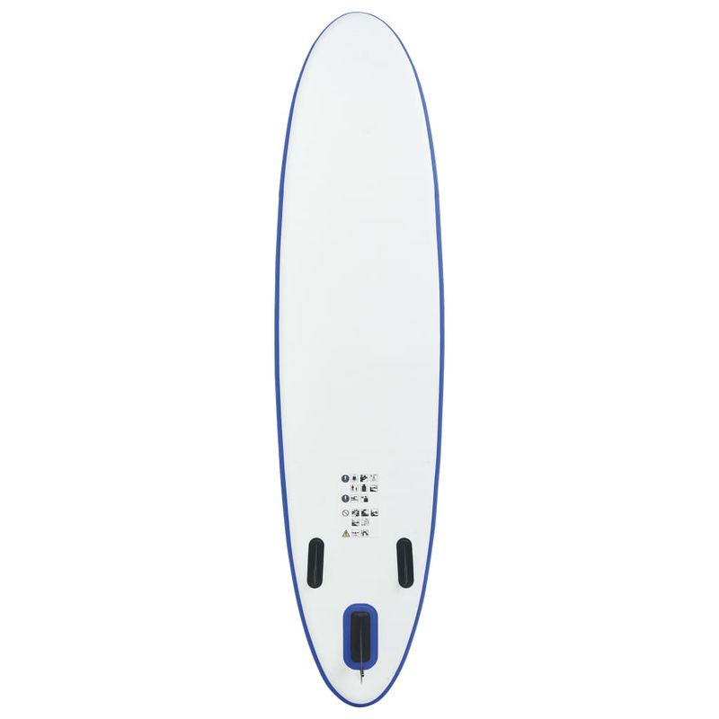 Sport si Outdoor - Sporturi acvatice - Sporturi pe placa - Stand up paddle - Set placa SUP, albastru și alb, mărime 330x72x10 cm - Infinity.ro