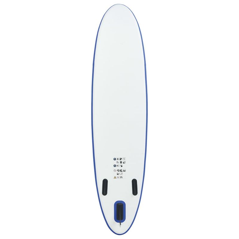 Sport si Outdoor - Sporturi acvatice - Sporturi pe placa - Stand up paddle - Set placa SUP, albastru si alb - Infinity.ro