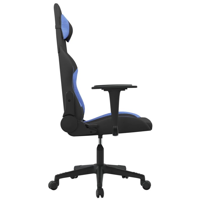 Casa si Gradina - Mobilier - Scaune si fotolii - Scaune - Scaun de gaming cu masaj, negru si albastru, material textil - Infinity.ro
