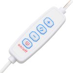 Casa si Gradina - Mobilier - Comode si corpuri - Masute de toaleta - Set masuta de toaleta cu LED, alb, lemn prelucrat - Infinity.ro