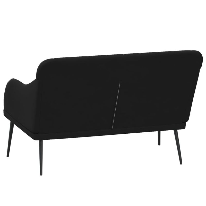 Casa si Gradina - Mobilier - Canapele si coltare - Banchete - Banca, negru, 110x76x80 cm, catifea - Infinity.ro