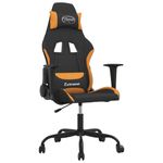 Casa si Gradina - Mobilier - Scaune si fotolii - Scaune - Scaun de gaming cu masaj, negru si portocaliu, textil - Infinity.ro