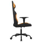 Casa si Gradina - Mobilier - Scaune si fotolii - Scaune - Scaun de gaming cu masaj, negru si portocaliu, textil - Infinity.ro