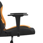 Casa si Gradina - Mobilier - Scaune si fotolii - Scaune - Scaun de gaming cu masaj, negru si portocaliu, textil - Infinity.ro