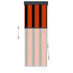 Casa si Gradina - Textile si covoare - Rulouri si jaluzele - Jaluzea tip rulou de exterior, portocaliu si maro, 60 x 250 cm - Infinity.ro