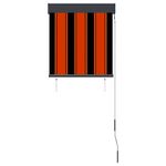 Casa si Gradina - Textile si covoare - Rulouri si jaluzele - Jaluzea tip rulou de exterior, portocaliu si maro, 60 x 250 cm - Infinity.ro