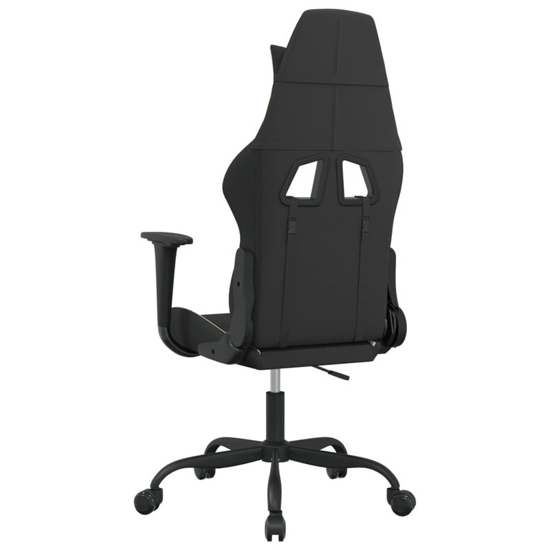Casa si Gradina - Mobilier - Scaune si fotolii - Scaune - Scaun de gaming cu masaj, negru si crem, material textil - Infinity.ro