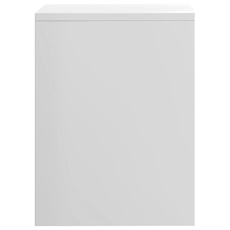 Casa si Gradina - Mobilier - Comode si corpuri - Noptiere - Noptiera, 2 buc., alb lucios, 40 x 30 x 40 cm, PAL - Infinity.ro