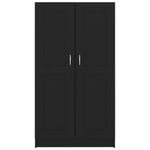 Casa si Gradina - Mobilier - Biblioteci si rafturi - Biblioteci - Biblioteca, negru, 82,5 x 30,5 x 150 cm, PAL - Infinity.ro