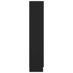 Casa si Gradina - Mobilier - Biblioteci si rafturi - Biblioteci - Biblioteca, negru, 82,5 x 30,5 x 150 cm, PAL - Infinity.ro