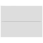 Casa si Gradina - Mobilier - Comode si corpuri - Noptiere - Noptiera, 2 buc., alb, 40 x 30 x 30 cm, PAL - Infinity.ro