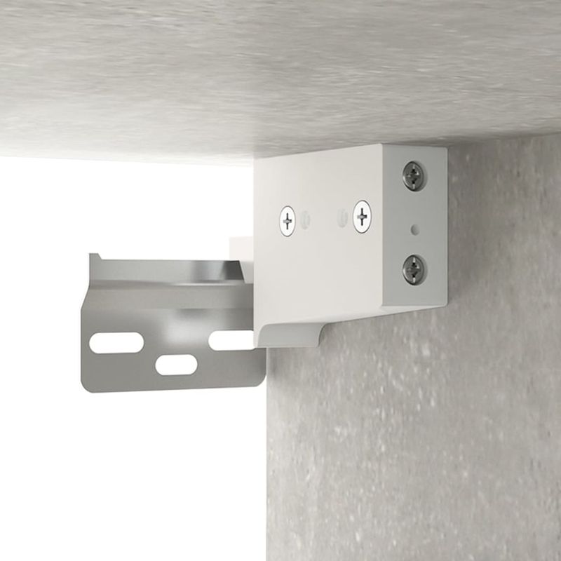 Casa si Gradina - Mobilier - Comode si corpuri - Comode - Comode TV, 4 buc., gri beton, 80x30x30 cm, lemn prelucrat - Infinity.ro