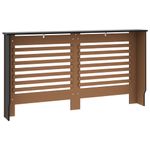 Casa si Gradina - Termice - Calorifere si accesorii - Accesorii calorifere - Masca pentru calorifer, negru, 152 x 19 x 81,5 cm, MDF - Infinity.ro