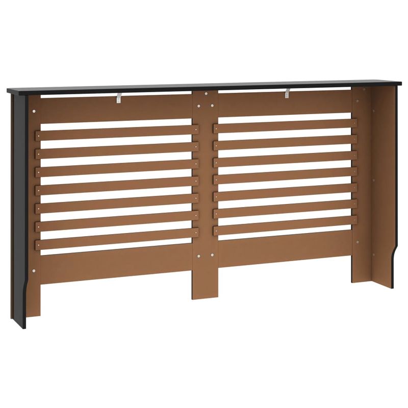 Casa si Gradina - Termice - Calorifere si accesorii - Accesorii calorifere - Masca pentru calorifer, negru, 152 x 19 x 81,5 cm, MDF - Infinity.ro