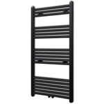 Casa si Gradina - Termice - Generatoare de aer cald - Radiator port-prosop incalzire centrala baie drept, negru, 600x1160 mm - Infinity.ro