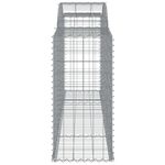 Casa si Gradina - Gradina si terasa - Garduri, panouri si accesorii - Cos gabion arcuit, 300x50x100/120 cm fier galvanizat, cantitate în pachet: 4 - Infinity.ro