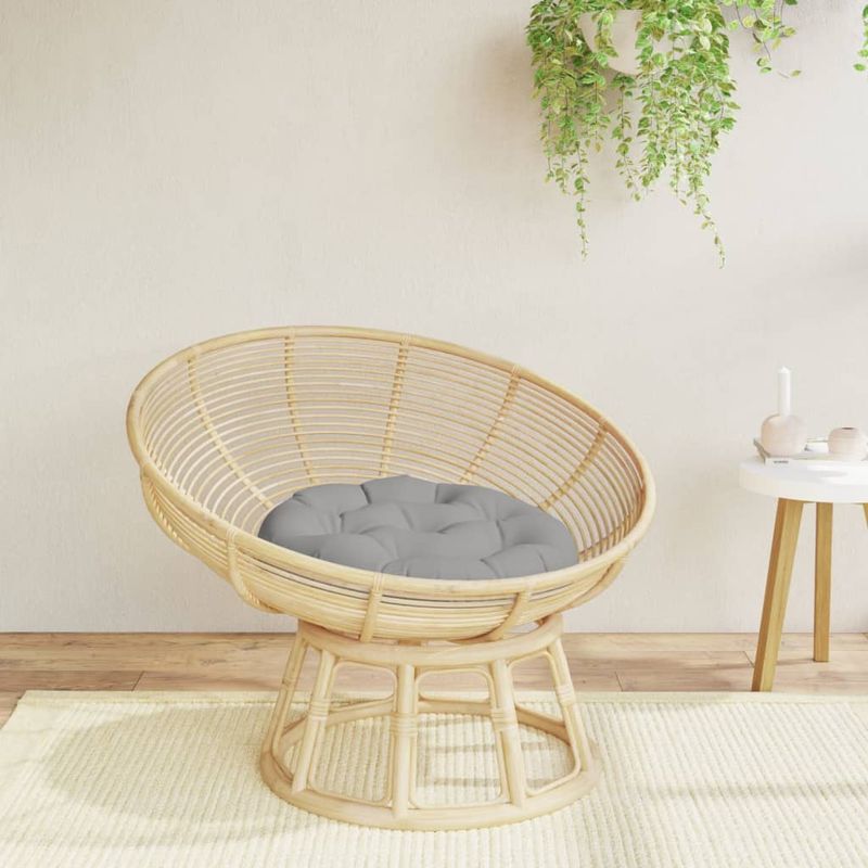 Casa si Gradina - Textile si covoare - Perne si pilote - Perne decorative - Perna rotunda gri, Ø 60 x11 cm, tesatura Oxford - Infinity.ro