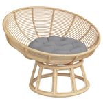 Casa si Gradina - Textile si covoare - Perne si pilote - Perne decorative - Perna rotunda gri, Ø 60 x11 cm, tesatura Oxford - Infinity.ro