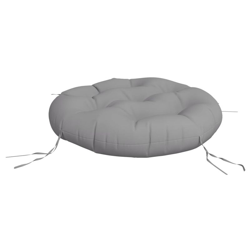 Casa si Gradina - Textile si covoare - Perne si pilote - Perne decorative - Perna rotunda gri, Ø 60 x11 cm, tesatura Oxford - Infinity.ro