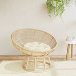 Casa si Gradina - Textile si covoare - Perne si pilote - Perne decorative - Perna rotunda crem, Ø 60 x11 cm, tesatura Oxford - Infinity.ro