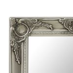 Casa si Gradina - Decoratiuni - Oglinzi - Oglinda de perete in stil baroc, argintiu, 50 x 50 cm - Infinity.ro