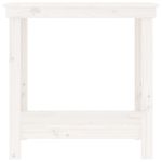 Casa si Gradina - Constructii - Scule de mana si unelte - Mese si bancuri de lucru - Banc de lucru, alb, 80x50x80 cm, lemn masiv pin - Infinity.ro