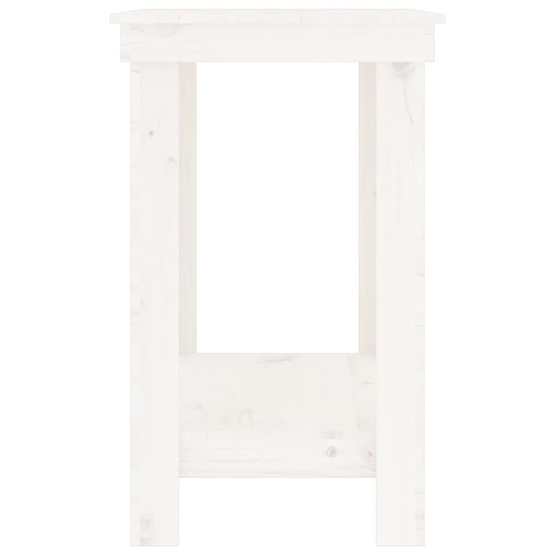 Casa si Gradina - Constructii - Scule de mana si unelte - Mese si bancuri de lucru - Banc de lucru, alb, 80x50x80 cm, lemn masiv pin - Infinity.ro