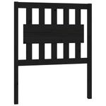 Casa si Gradina - Mobilier - Paturi si accesorii - Accesorii paturi - Tablie de pat, negru, 80,5x4x100 cm, lemn masiv de pin - Infinity.ro