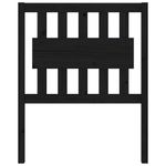 Casa si Gradina - Mobilier - Paturi si accesorii - Accesorii paturi - Tablie de pat, negru, 80,5x4x100 cm, lemn masiv de pin - Infinity.ro