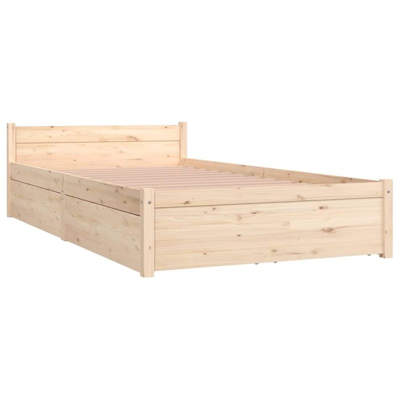 Casa si Gradina - Mobilier - Paturi si accesorii - Paturi - Cadru de pat cu sertare, 100x200 cm - Infinity.ro