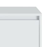 Casa si Gradina - Mobilier - Comode si corpuri - Noptiere - Noptiera, 2 buc., alb, 45x34x44,5 cm, PAL - Infinity.ro